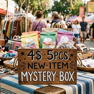 4$ mystery box for 5pcs item!